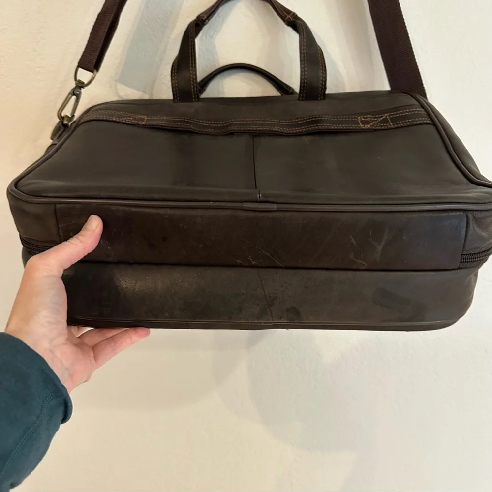 Heritage Leather Briefcase Satchel